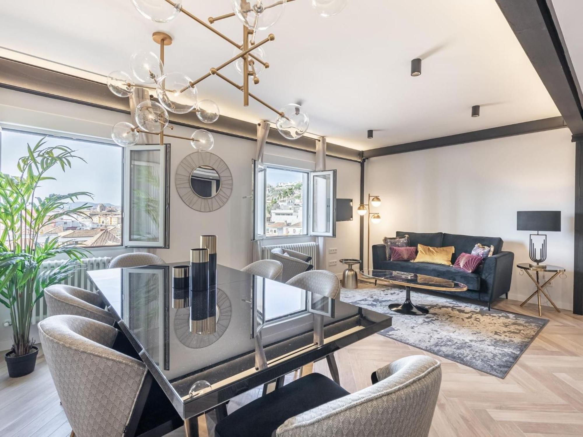 Luxury Alhambra Penthouse Collection Gran Via Apartment Granada Exterior foto