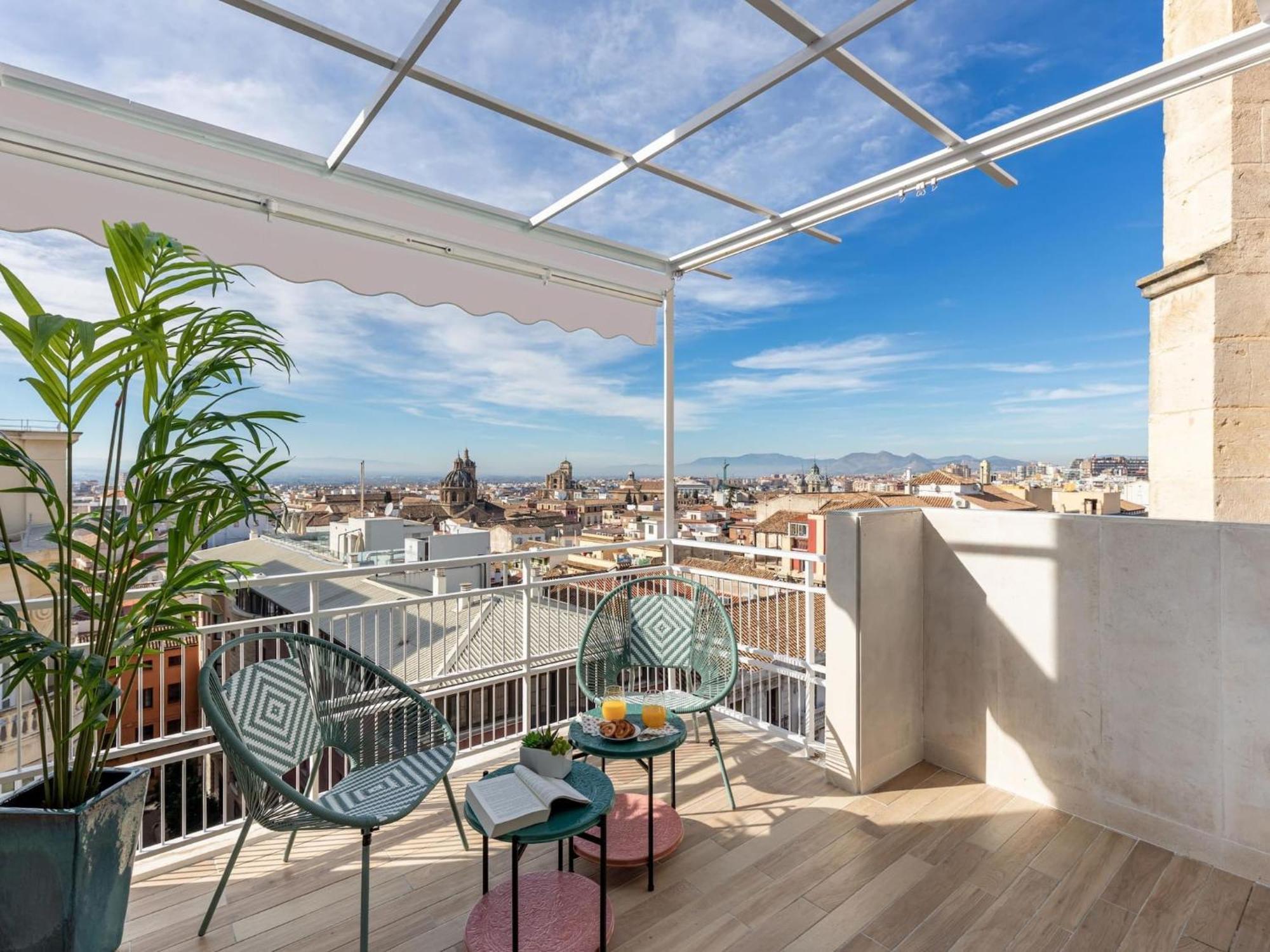 Luxury Alhambra Penthouse Collection Gran Via Apartment Granada Exterior foto