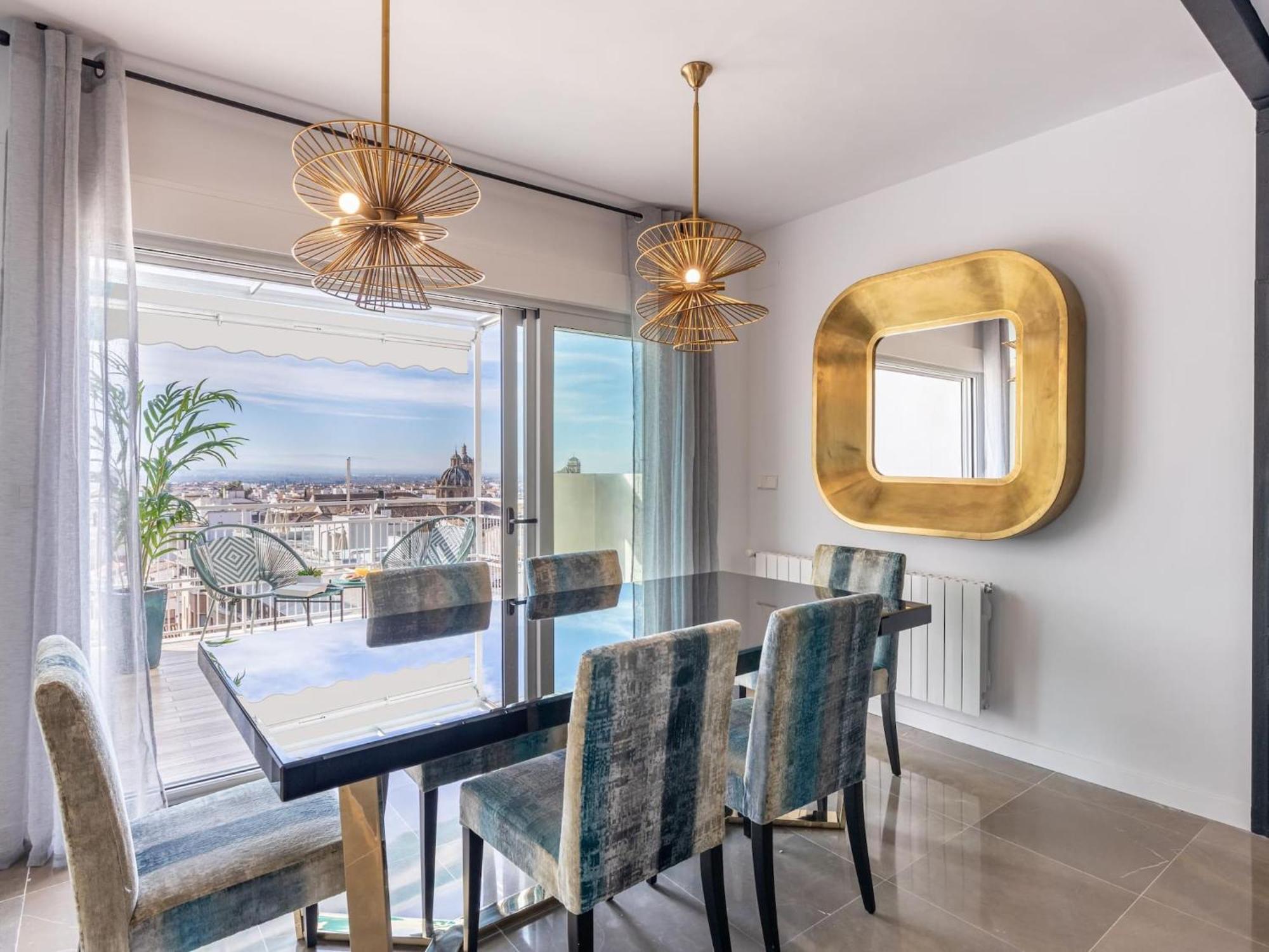 Luxury Alhambra Penthouse Collection Gran Via Apartment Granada Exterior foto