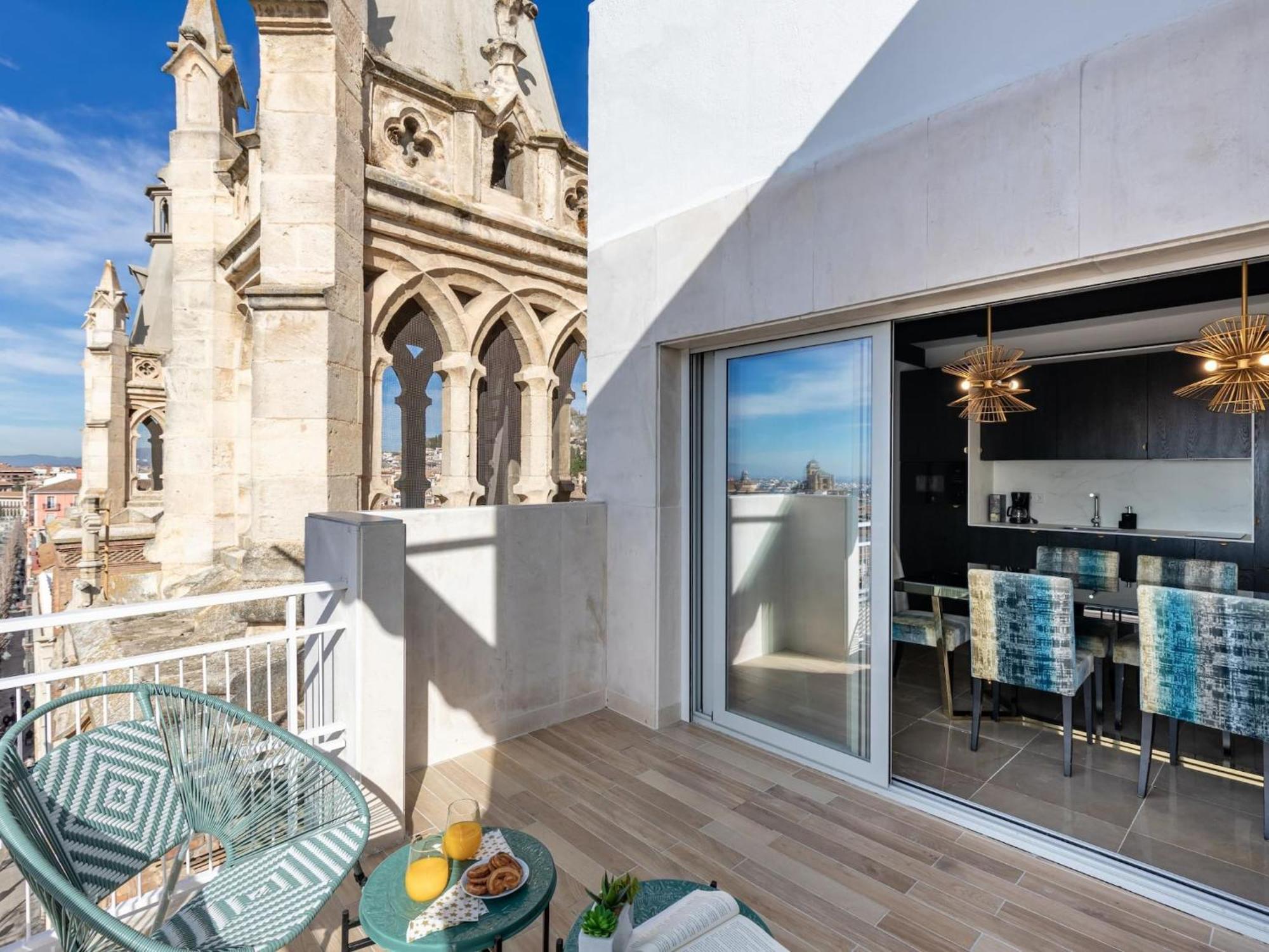 Luxury Alhambra Penthouse Collection Gran Via Apartment Granada Exterior foto