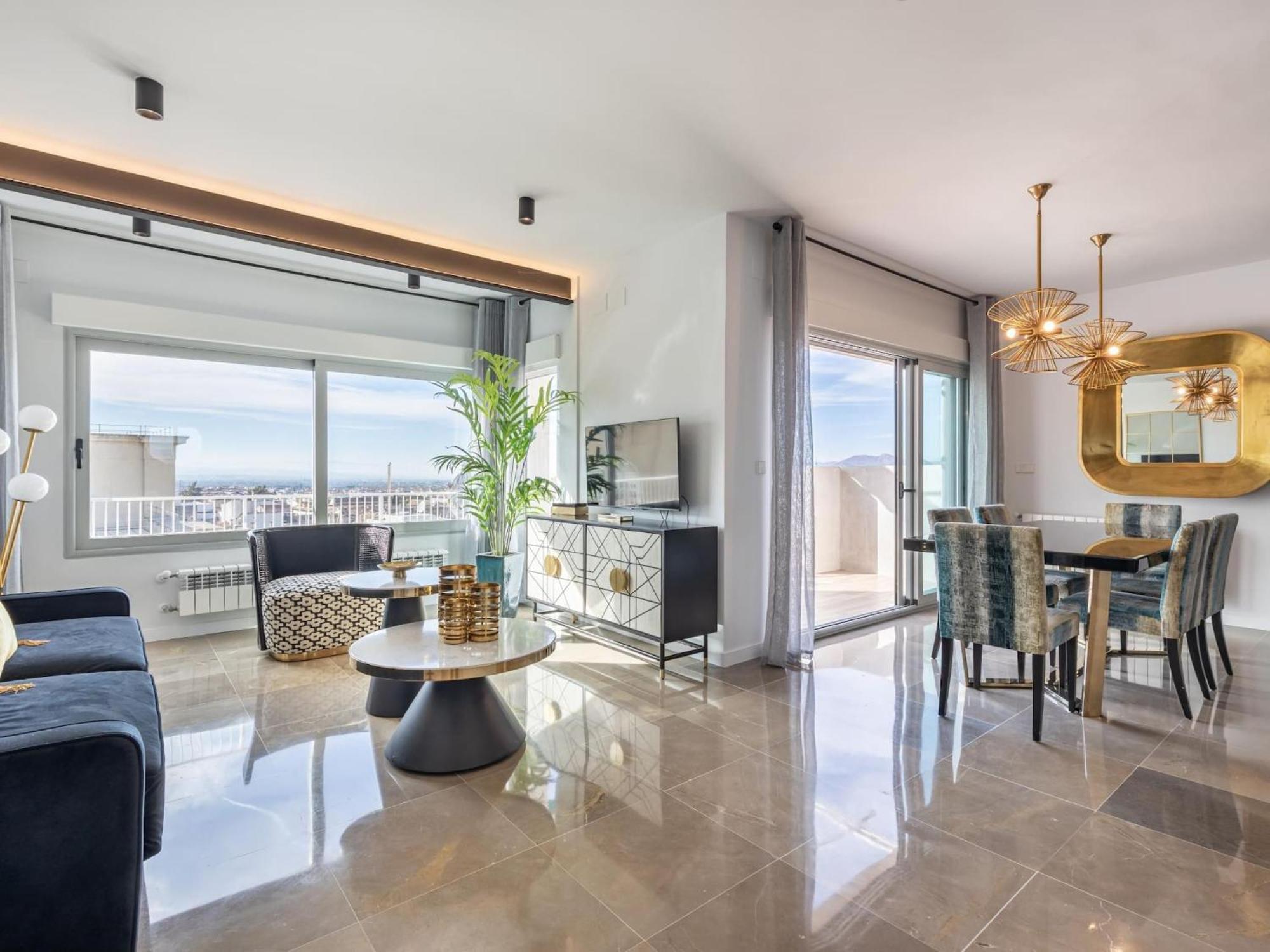 Luxury Alhambra Penthouse Collection Gran Via Apartment Granada Exterior foto